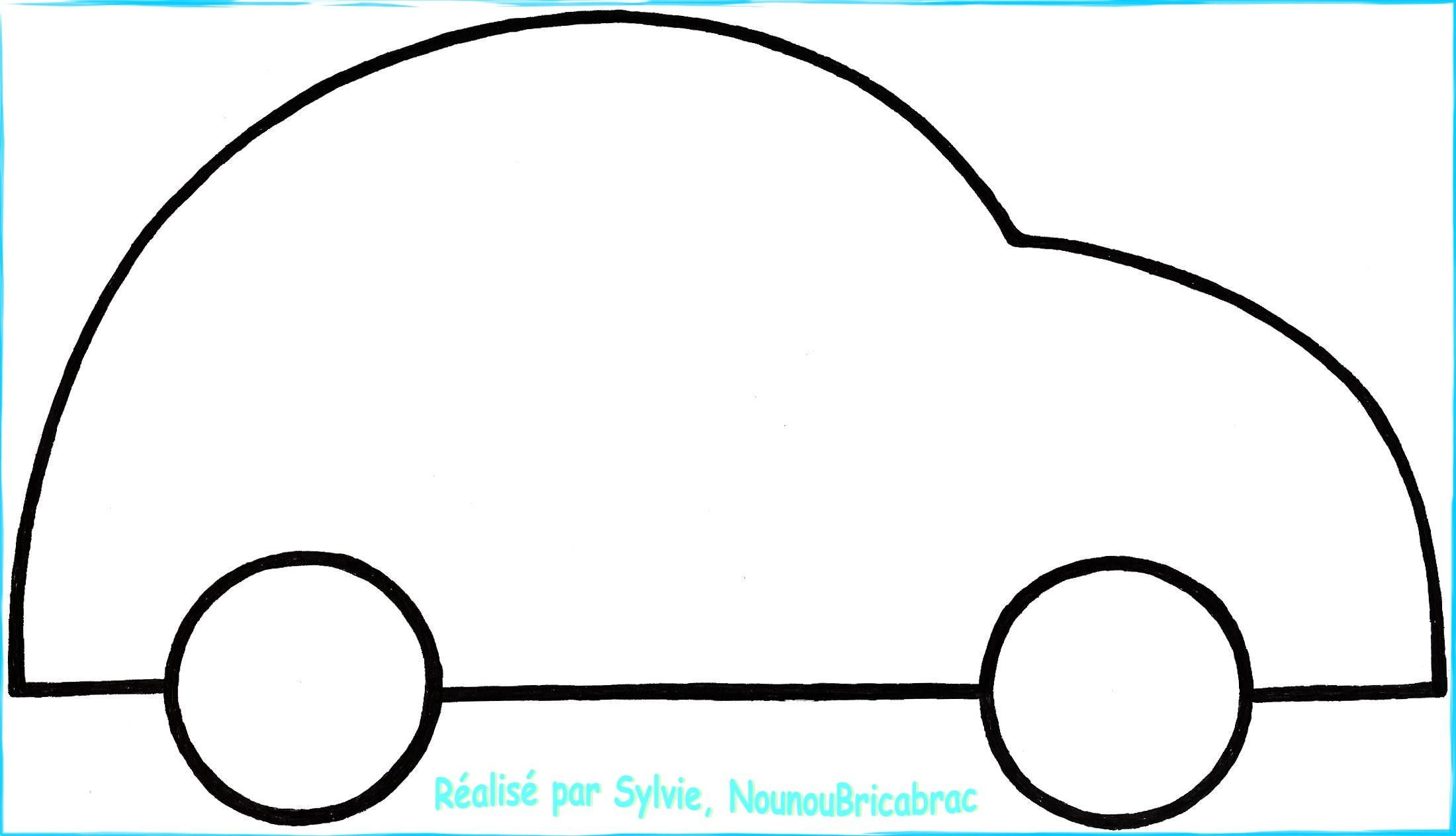 Coloriage Voiture Profil